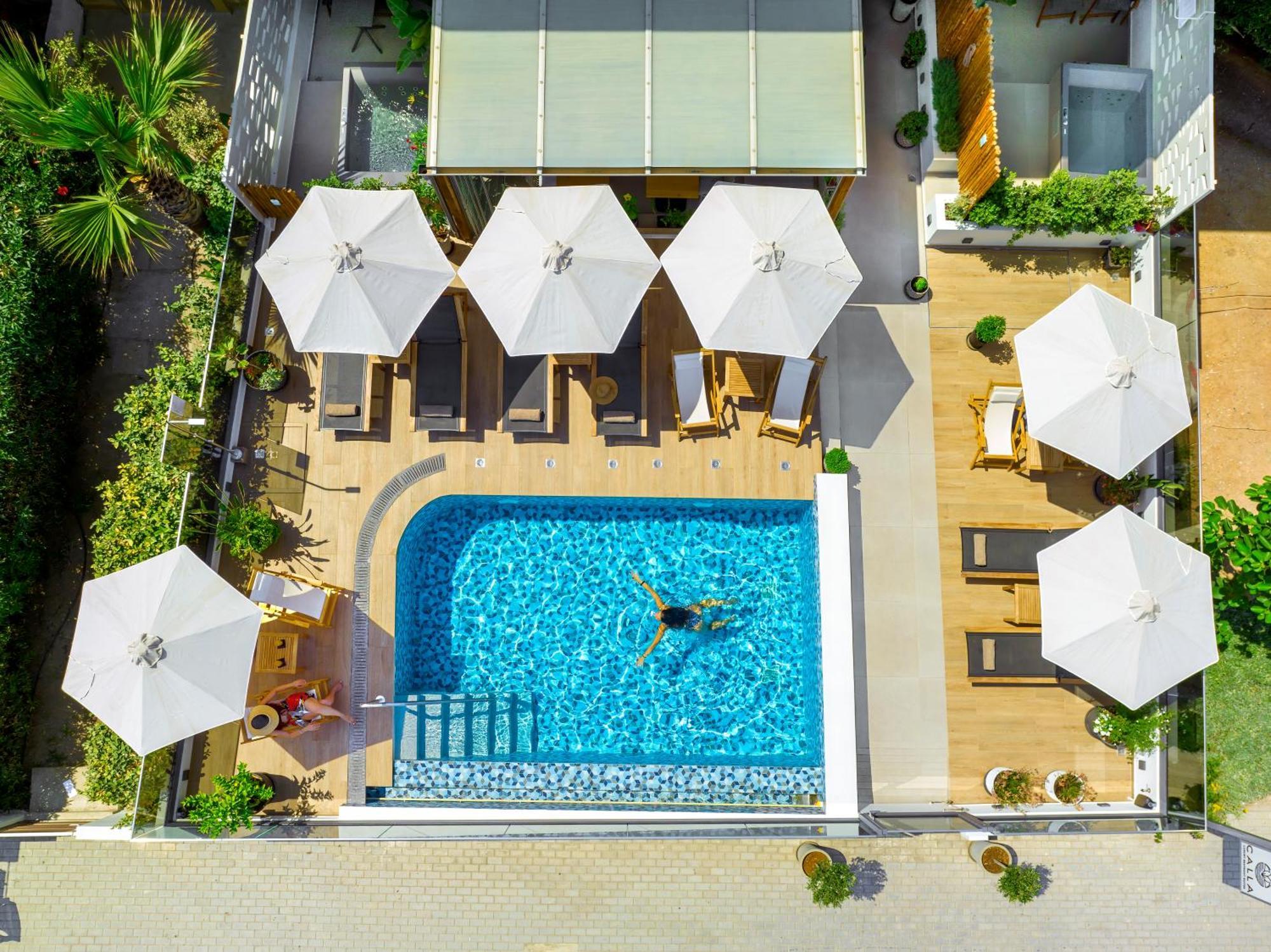העיירה רתימנו Calla Luxury Seafront Suites מראה חיצוני תמונה